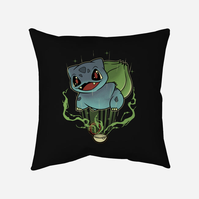 Summoning Grass Toad-None-Non-Removable Cover w Insert-Throw Pillow-Astrobot Invention