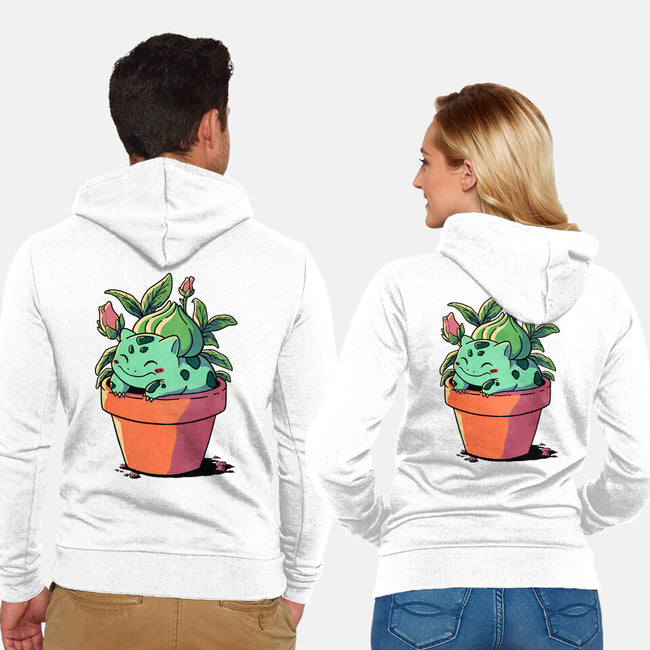 Plant Creature-Unisex-Zip-Up-Sweatshirt-fanfreak1