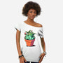 Plant Creature-Womens-Off Shoulder-Tee-fanfreak1