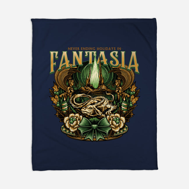 Fantasia Holidays-None-Fleece-Blanket-momma_gorilla