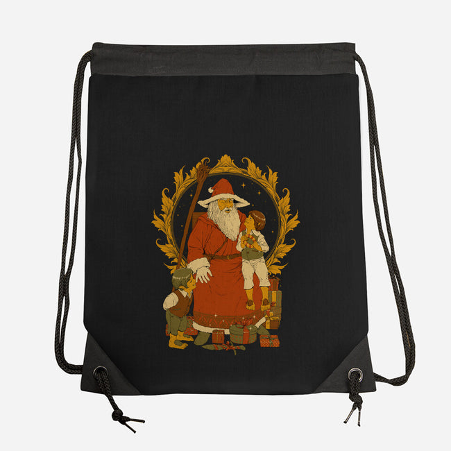 Santalf Claus-None-Drawstring-Bag-Hafaell