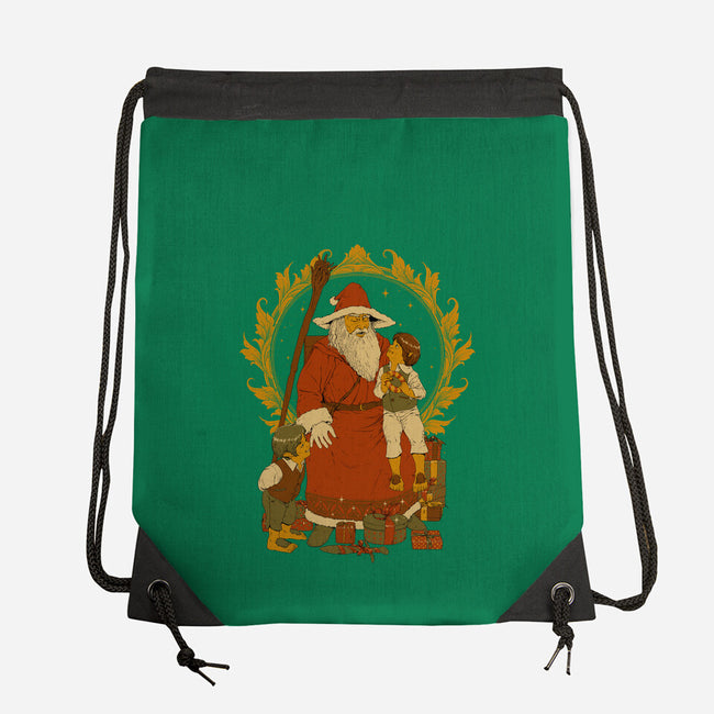 Santalf Claus-None-Drawstring-Bag-Hafaell