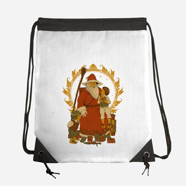 Santalf Claus-None-Drawstring-Bag-Hafaell