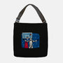 No Look Shot-None-Adjustable Tote-Bag-Raffiti