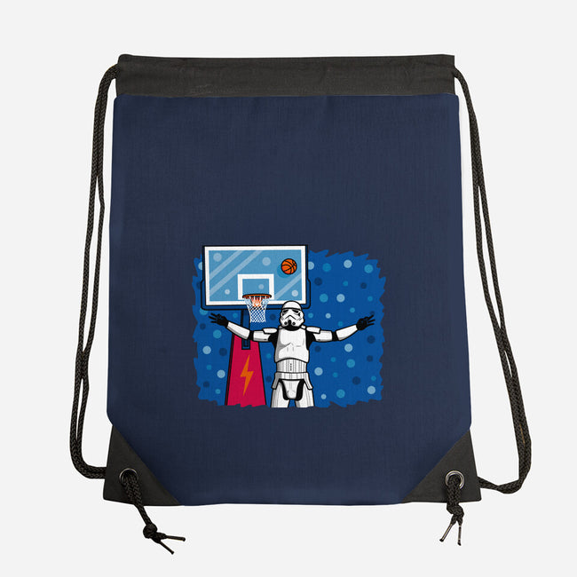 No Look Shot-None-Drawstring-Bag-Raffiti