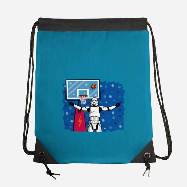 No Look Shot-None-Drawstring-Bag-Raffiti