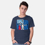 No Look Shot-Mens-Basic-Tee-Raffiti