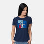 No Look Shot-Womens-Basic-Tee-Raffiti