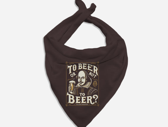 To Beer Or Not To Beer