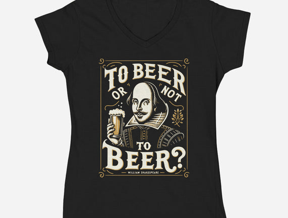 To Beer Or Not To Beer