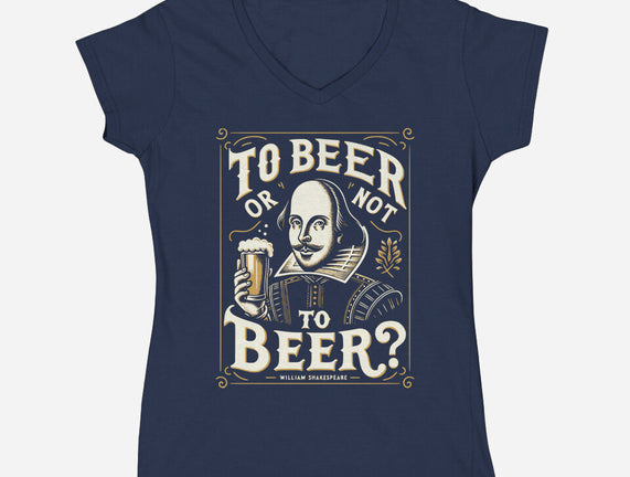 To Beer Or Not To Beer