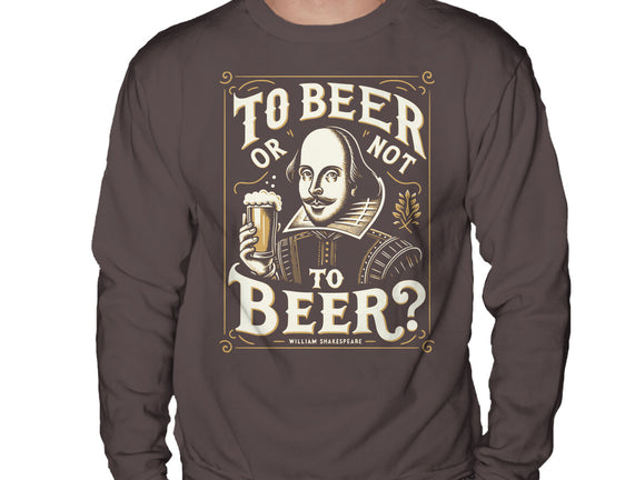 To Beer Or Not To Beer