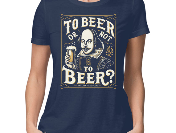 To Beer Or Not To Beer