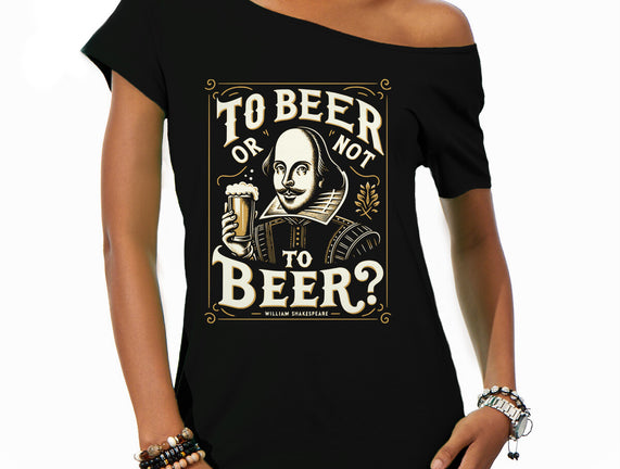 To Beer Or Not To Beer