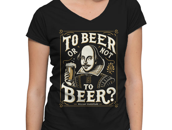 To Beer Or Not To Beer