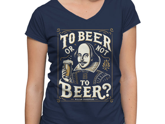 To Beer Or Not To Beer