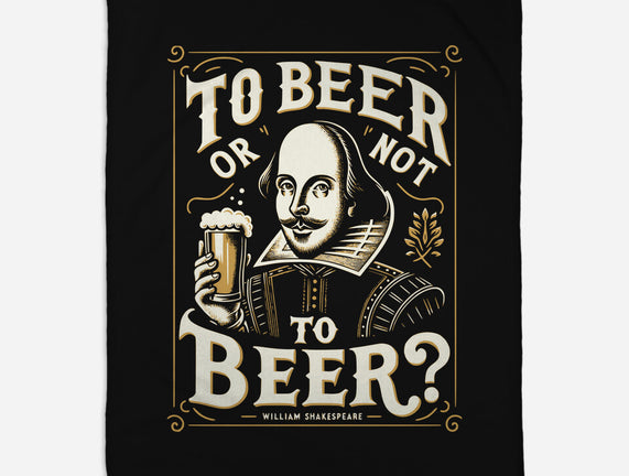 To Beer Or Not To Beer