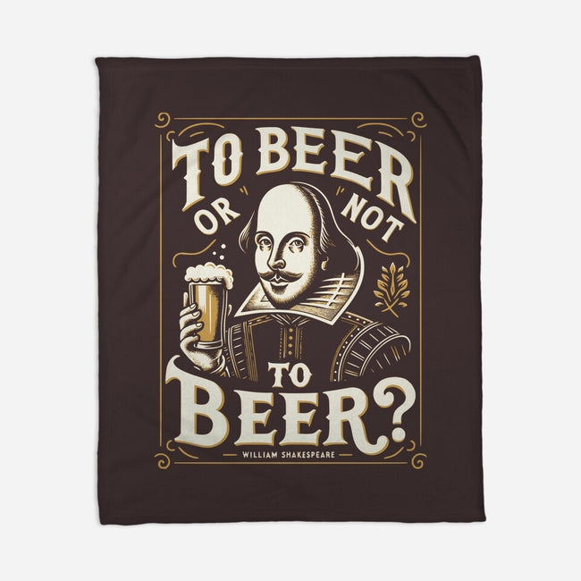 To Beer Or Not To Beer-None-Fleece-Blanket-BridgeWalker