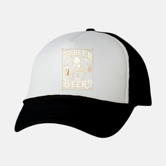To Beer Or Not To Beer-Unisex-Trucker-Hat-BridgeWalker