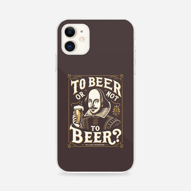 To Beer Or Not To Beer-iPhone-Snap-Phone Case-BridgeWalker