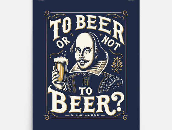 To Beer Or Not To Beer