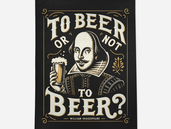 To Beer Or Not To Beer