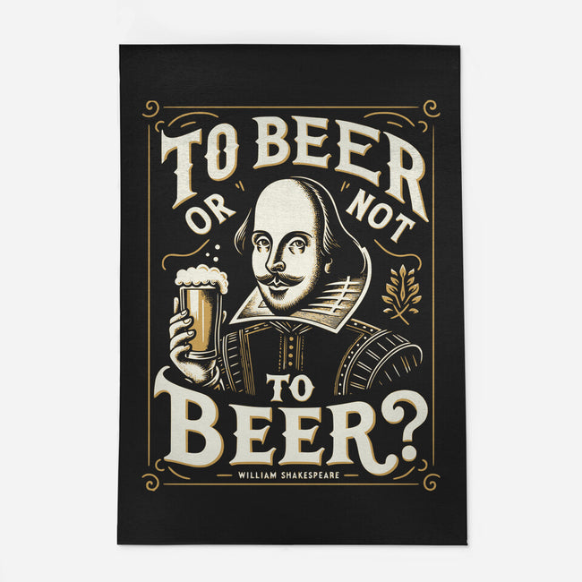 To Beer Or Not To Beer-None-Outdoor-Rug-BridgeWalker