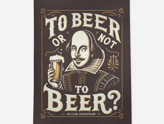 To Beer Or Not To Beer