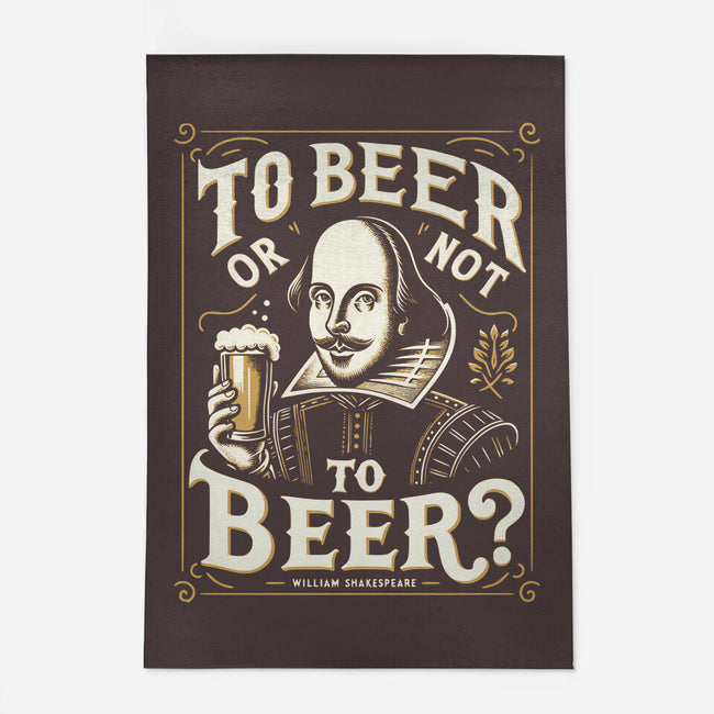 To Beer Or Not To Beer-None-Outdoor-Rug-BridgeWalker