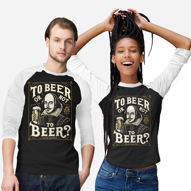 To Beer Or Not To Beer-Unisex-Baseball-Tee-BridgeWalker