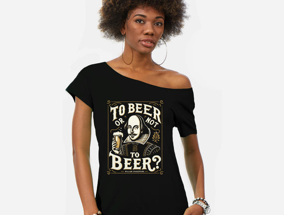 To Beer Or Not To Beer