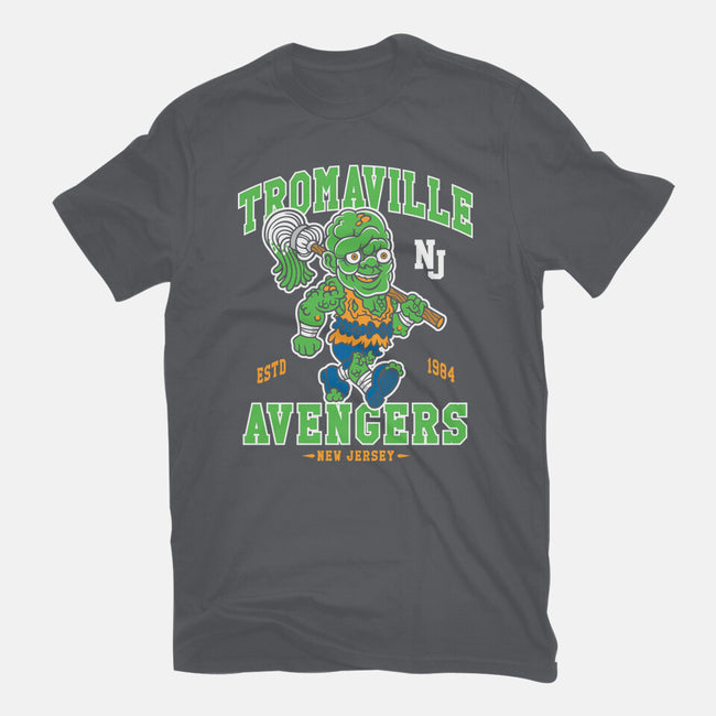 Tromaville Avengers-Womens-Fitted-Tee-Nemons