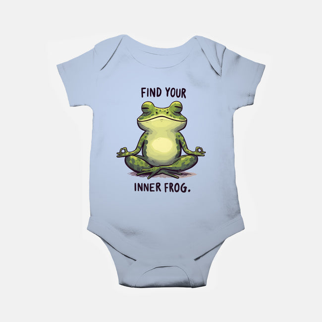 Find Your Inner Frog-Baby-Basic-Onesie-Evgmerk