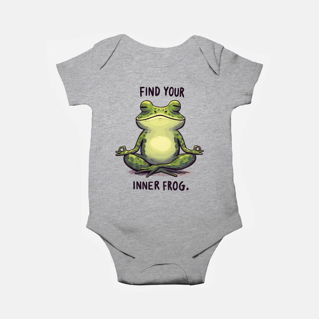 Find Your Inner Frog-Baby-Basic-Onesie-Evgmerk