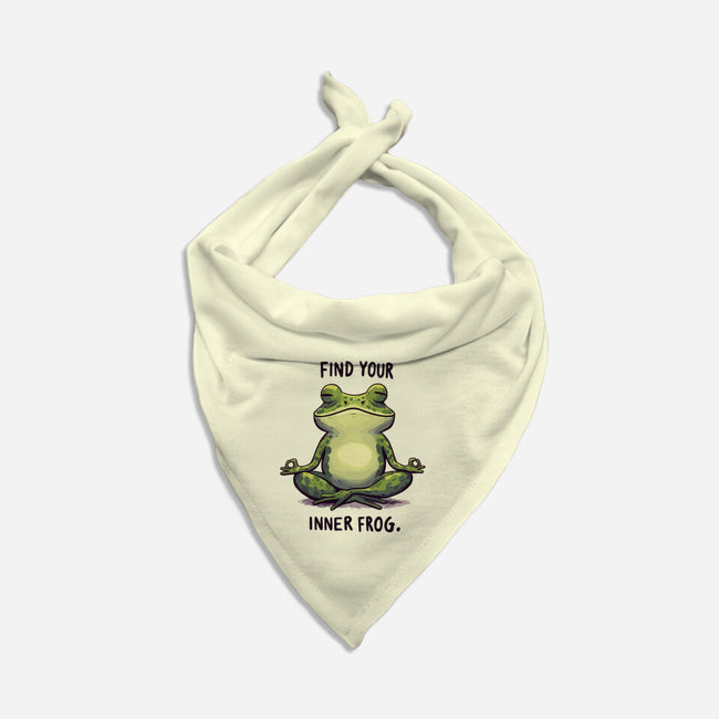 Find Your Inner Frog-Cat-Bandana-Pet Collar-Evgmerk