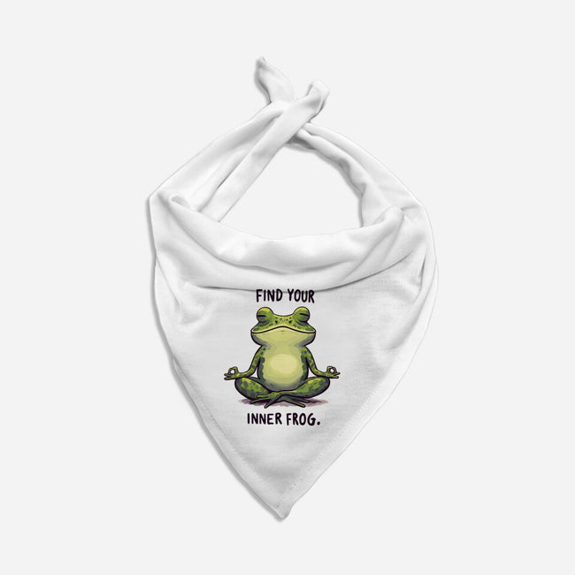 Find Your Inner Frog-Cat-Bandana-Pet Collar-Evgmerk