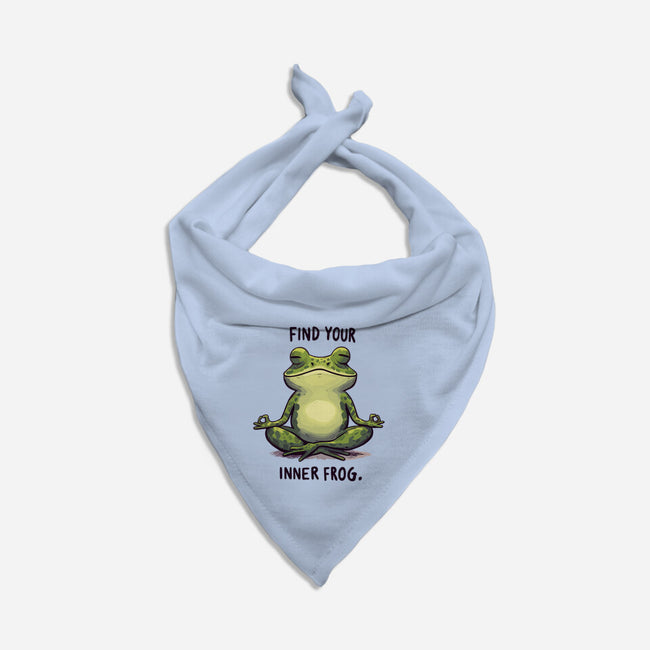 Find Your Inner Frog-Dog-Bandana-Pet Collar-Evgmerk