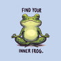 Find Your Inner Frog-None-Removable Cover-Throw Pillow-Evgmerk