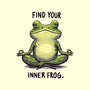Find Your Inner Frog-None-Removable Cover-Throw Pillow-Evgmerk