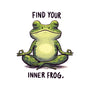Find Your Inner Frog-Womens-Off Shoulder-Sweatshirt-Evgmerk