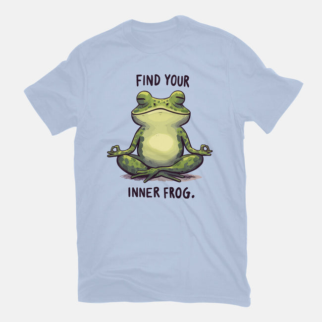 Find Your Inner Frog-Womens-Fitted-Tee-Evgmerk