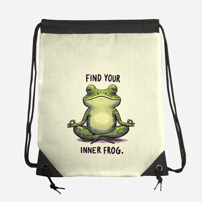 Find Your Inner Frog-None-Drawstring-Bag-Evgmerk