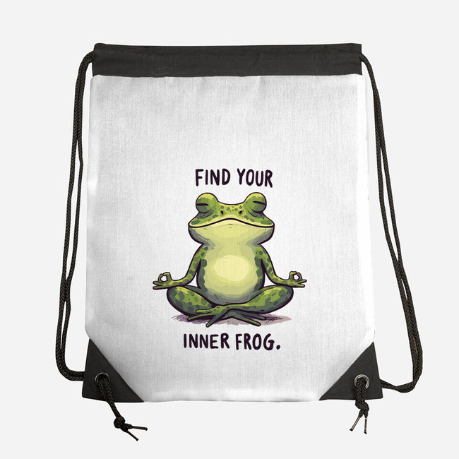 Find Your Inner Frog-None-Drawstring-Bag-Evgmerk