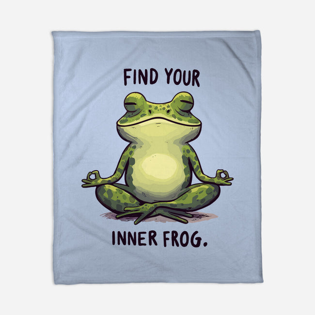 Find Your Inner Frog-None-Fleece-Blanket-Evgmerk