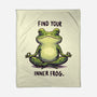 Find Your Inner Frog-None-Fleece-Blanket-Evgmerk