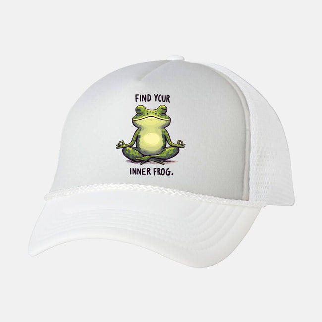 Find Your Inner Frog-Unisex-Trucker-Hat-Evgmerk