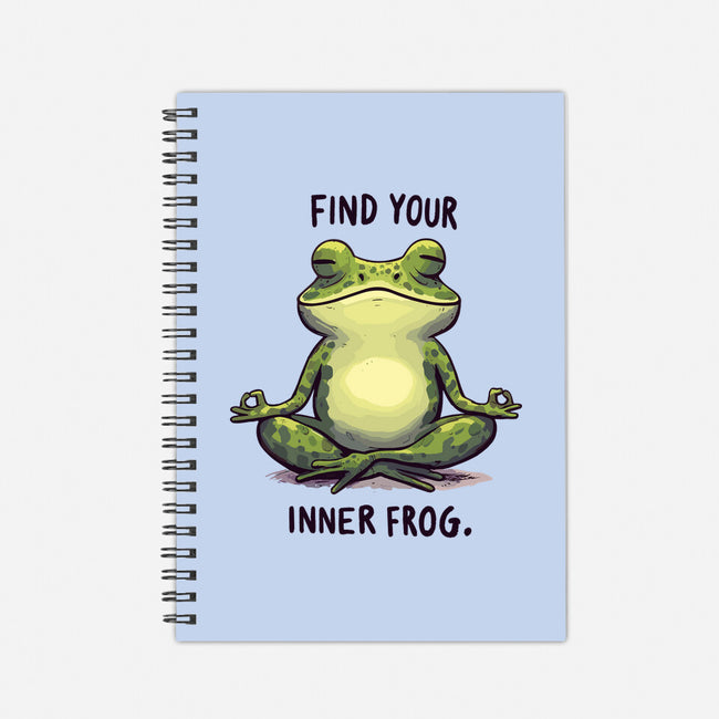 Find Your Inner Frog-None-Dot Grid-Notebook-Evgmerk