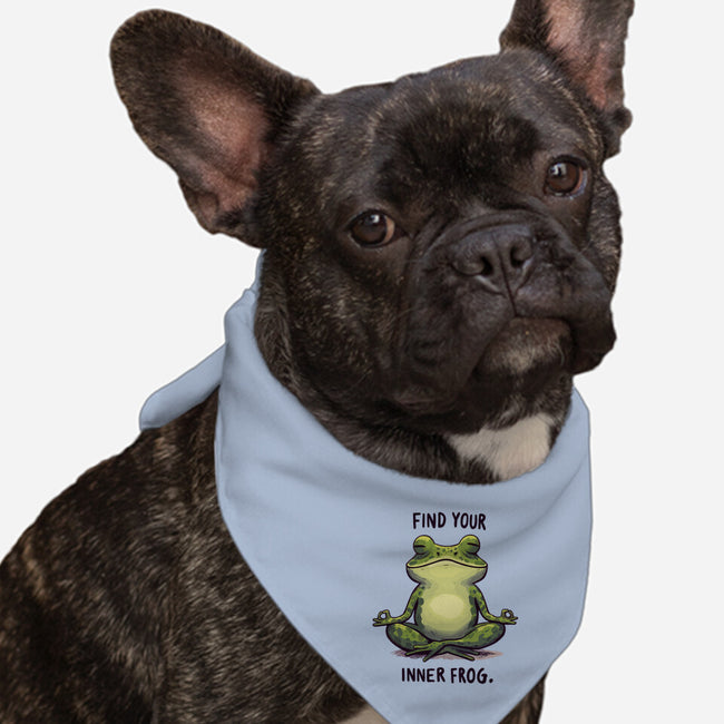 Find Your Inner Frog-Dog-Bandana-Pet Collar-Evgmerk