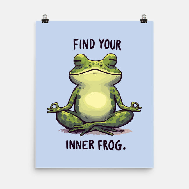 Find Your Inner Frog-None-Matte-Poster-Evgmerk