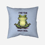 Find Your Inner Frog-None-Non-Removable Cover w Insert-Throw Pillow-Evgmerk